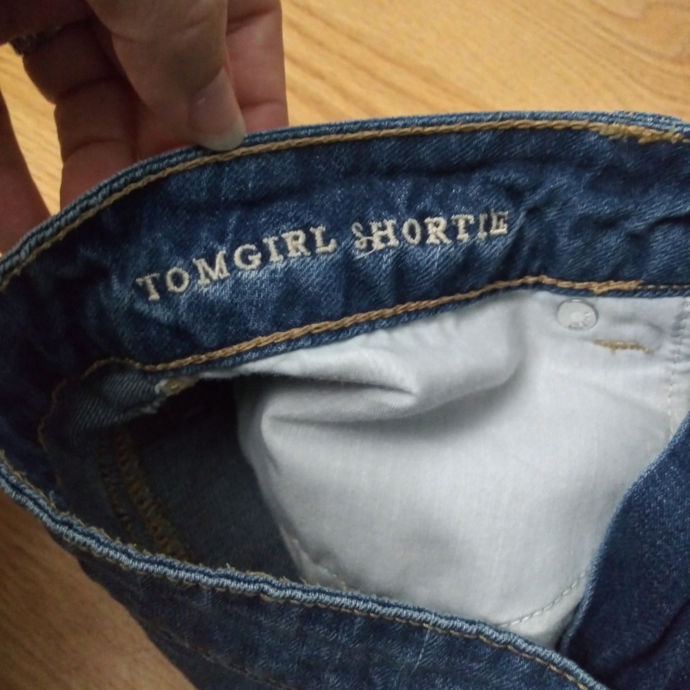 American Eagle Denim Jean Shorts size 6 - Picture 6 of 7